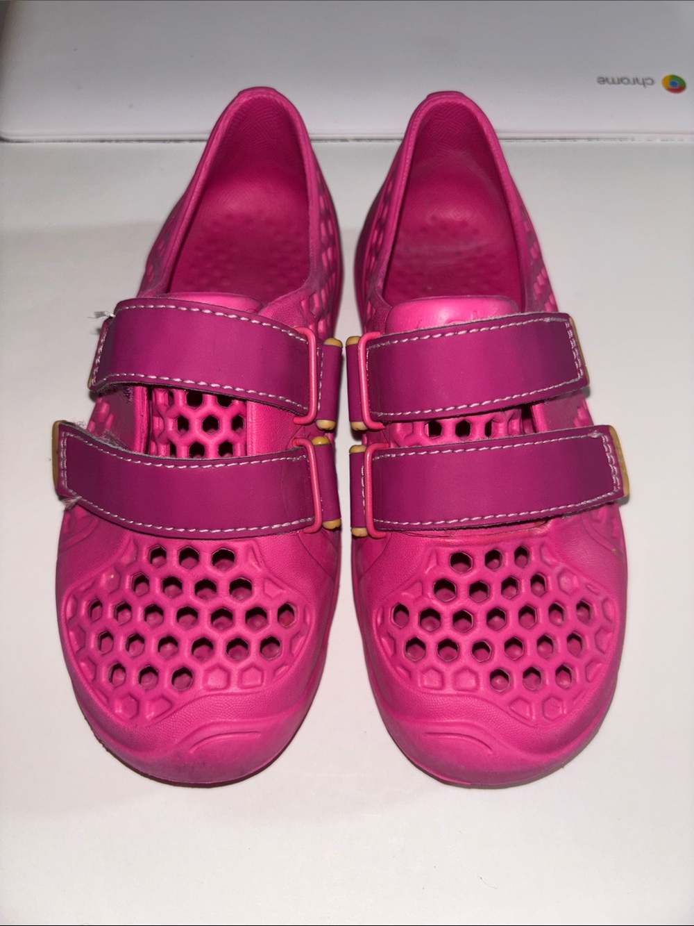 PLAE Kids Pink Dual-Strap Water Shoes